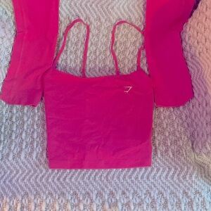 Brand New Pink GymShark Set